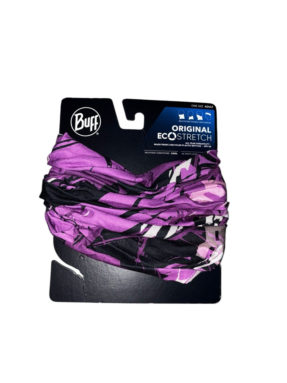 Buff Original EcoStretch Multifunctional Headwear in Purple and Black
